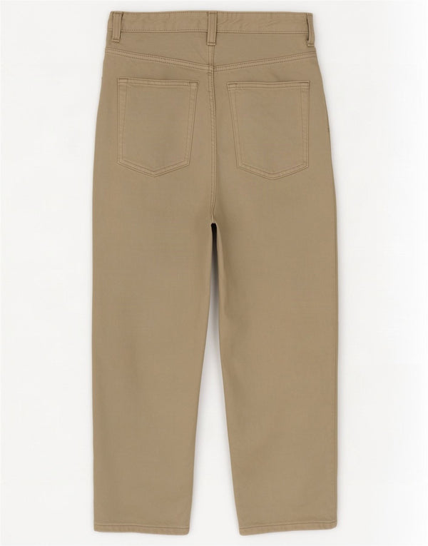 Jeans corti a vita alta da uomo Zara EU 42 Large W32 L24 Khaki