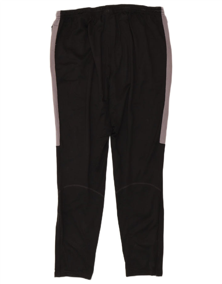 Nike Mens Dri Fit Tracksuit Trousers XL  Black Colourblock Polyester