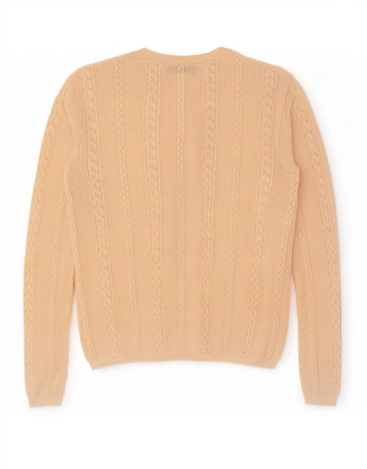 Sweter damski Zara z guzikami pod szyją, UK 12, średni beż