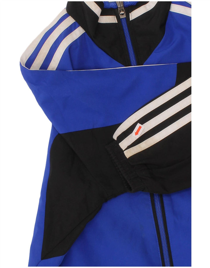 Jachetă de trening pentru băieți ADIDAS 7-8 ani, albastru, poliester