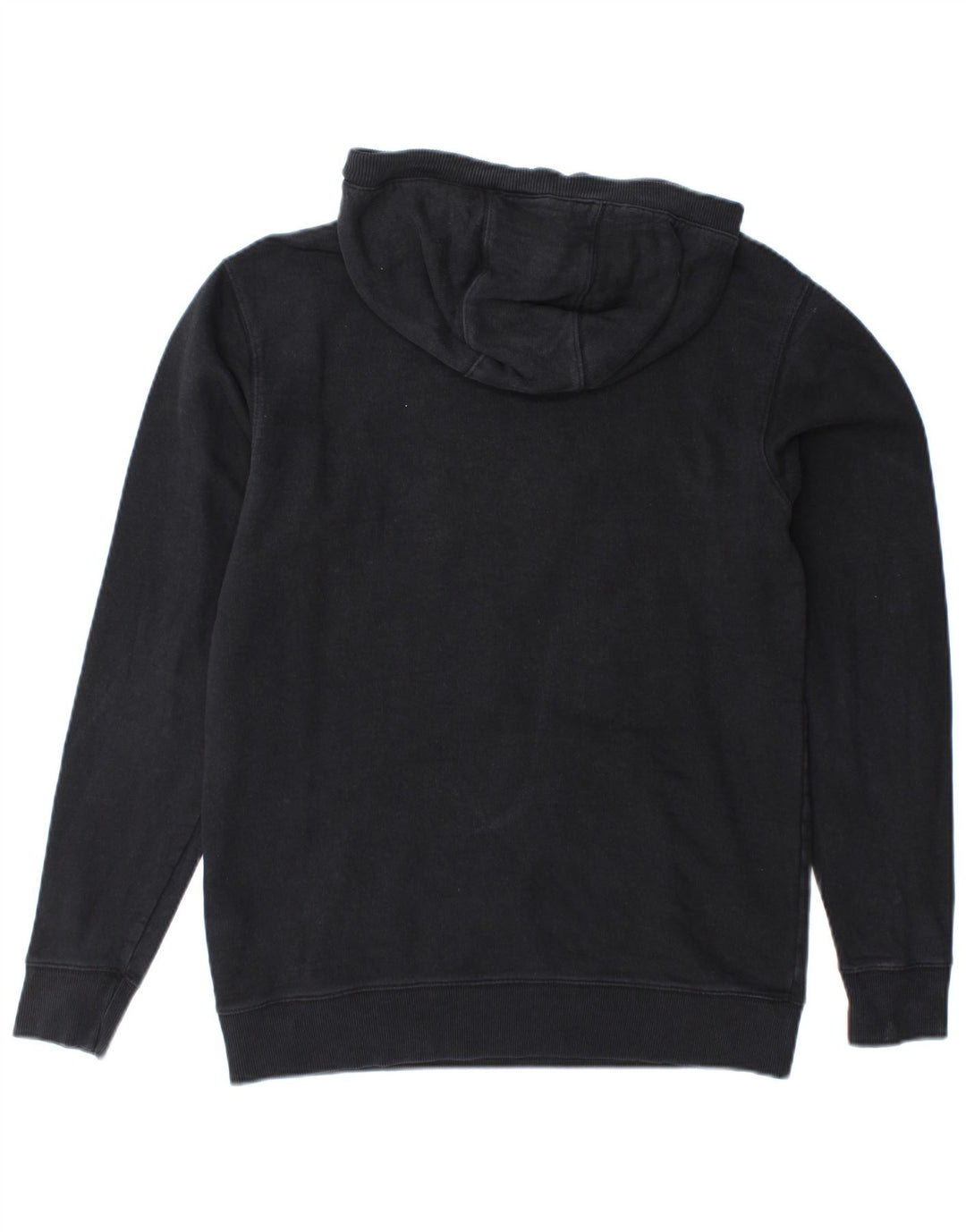 VANS Mens Graphic Hoodie Jumper Small Black Cotton