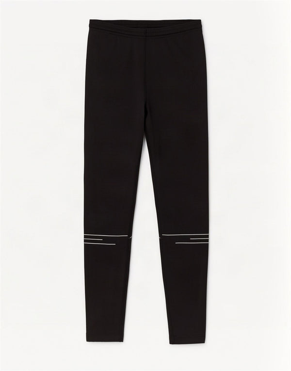 Adidas Womens Climalite Leggings UK 10 Small Navy Blue Polyester