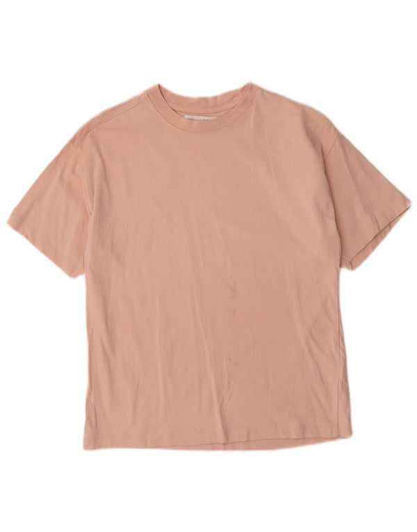 Zara Boys T-Shirt Top 11-12 Years Pink Cotton