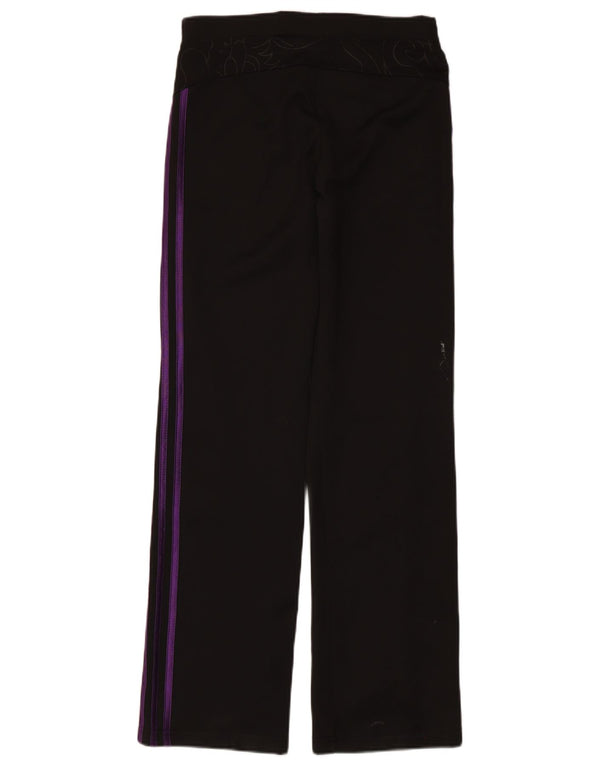 Adidas Dame Grafiske Leggings UK 14 Large Sort Polyester