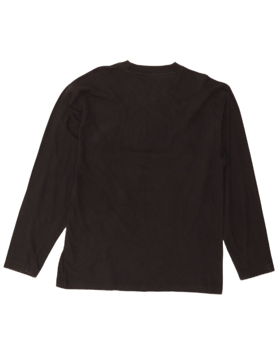 Champion Mens Top Long Sleeve XL Black Cotton