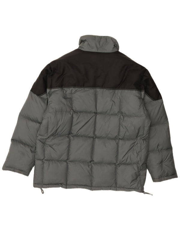 Ανδρικό Vintage Loose Fit padded Jacket UK 38 Medium Grey Colorblock Nylon