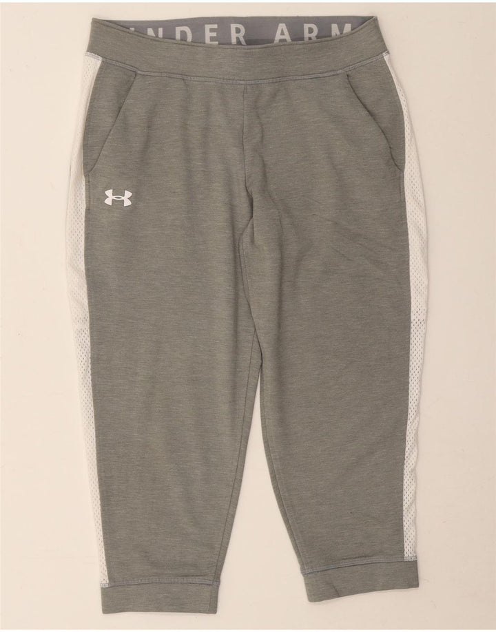 Under Armour Womens Tracksuit Trousers Joggers UK 14 Medium Grey