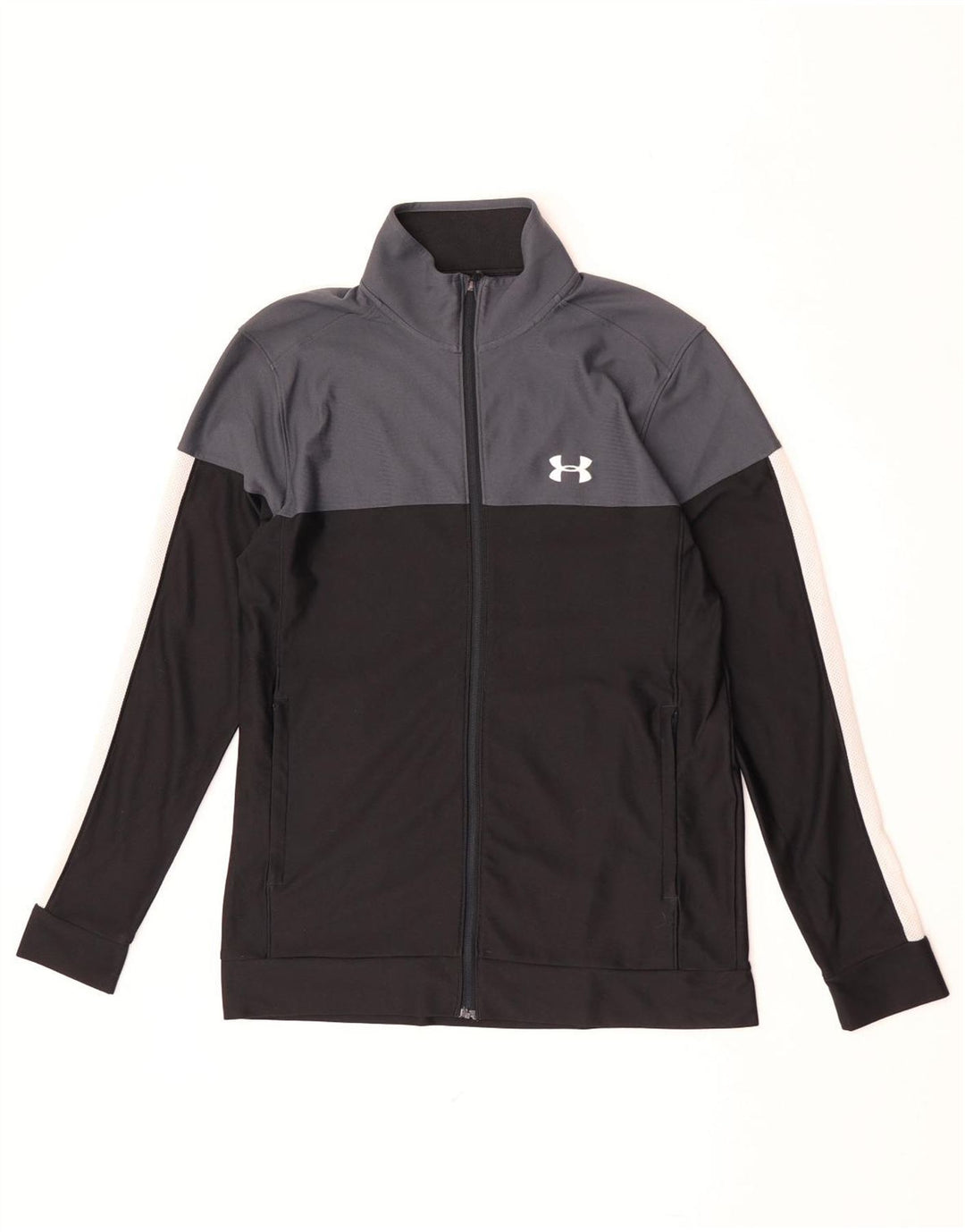 Under Armour Dame træningsdragt Topjakke UK 14 Medium Sort Colourblock
