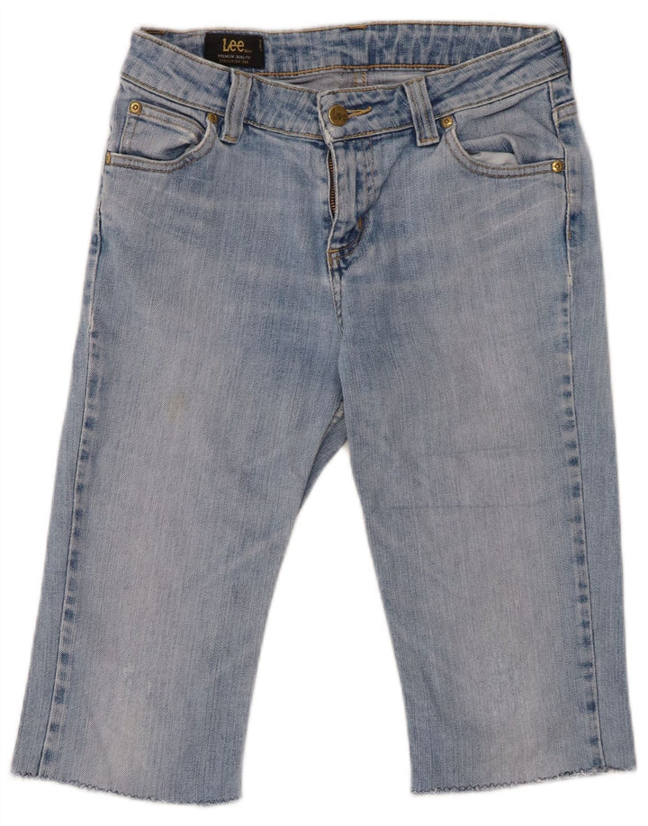 Lee Womens Desoto Bermuda Denim Shorts W29 Medium Blue Cotton