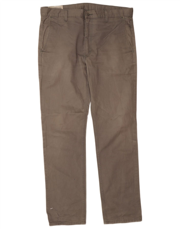 Calça Chino Regular Masculina Levi's W36 L32 Algodão Cinza