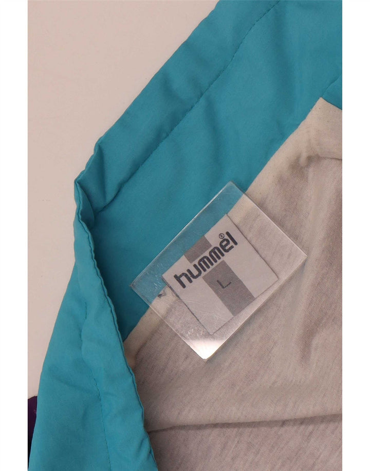 Hummel Veste de survêtement pour homme Large Violet Colourblock
