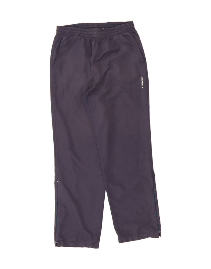 DIADORA Mens Tracksuit Trousers Medium  Navy Blue Polyester Vintage Diadora and Second-Hand Diadora from Messina Hembry 
