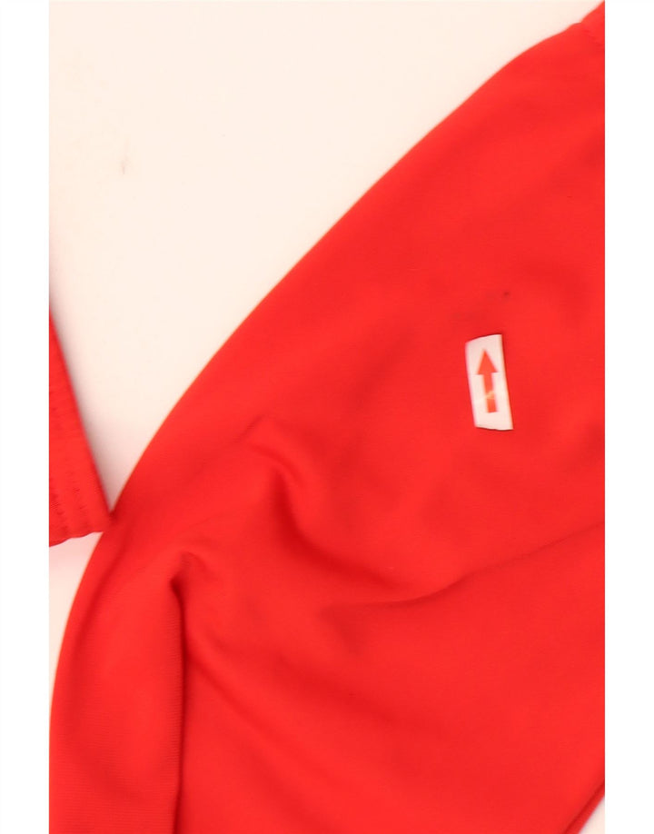 PUMA Herren-Trainingsanzug-Oberteil, Jacke, XL, rotes Farbblock-Polyester
