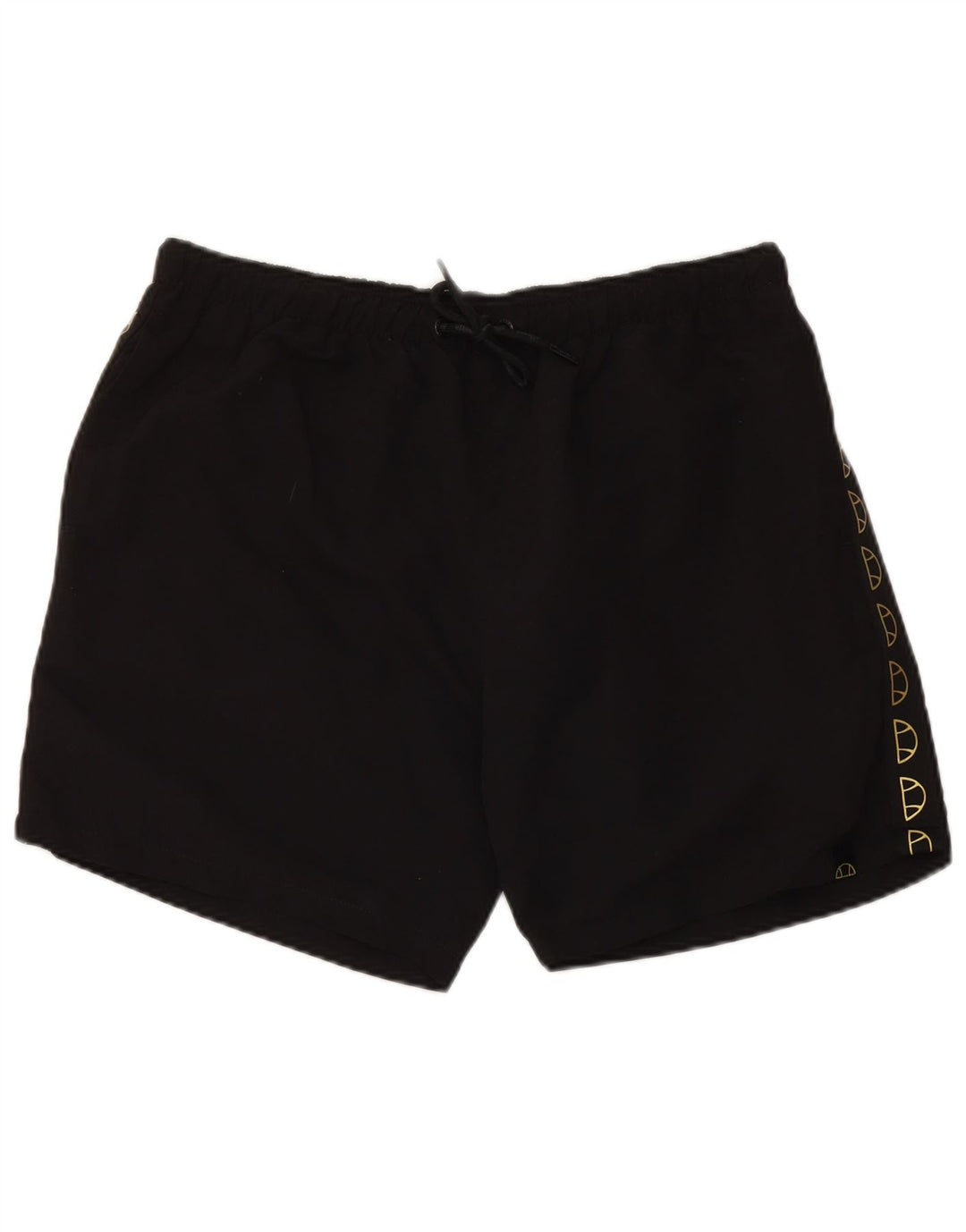 Ellesse Herre Grafiske Badeshorts Large Sort Polyester