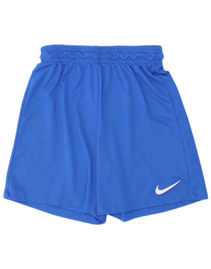 Αθλητικό σορτς Nike Boys Dri Fit 10-11 ετών από μεσαίο μπλε πολυεστέρα