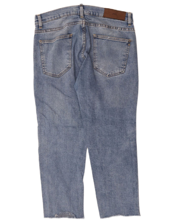 Jeans corti da uomo Zara grandi W32 L24 blu