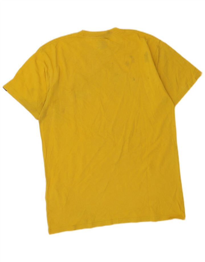 Vans Mens Classic Fit Graphic T-Shirt Top Medium Yellow Cotton