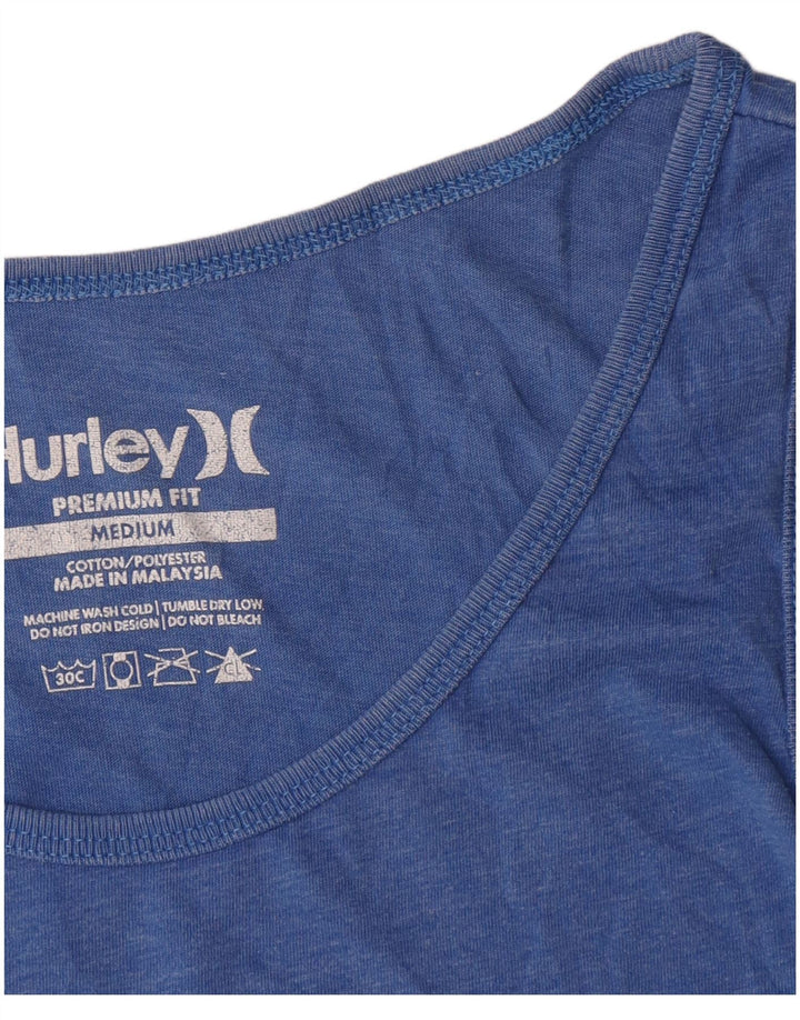 Męska kamizelka Hurley Premium Fit Graphic, średnia niebieska, bawełniana