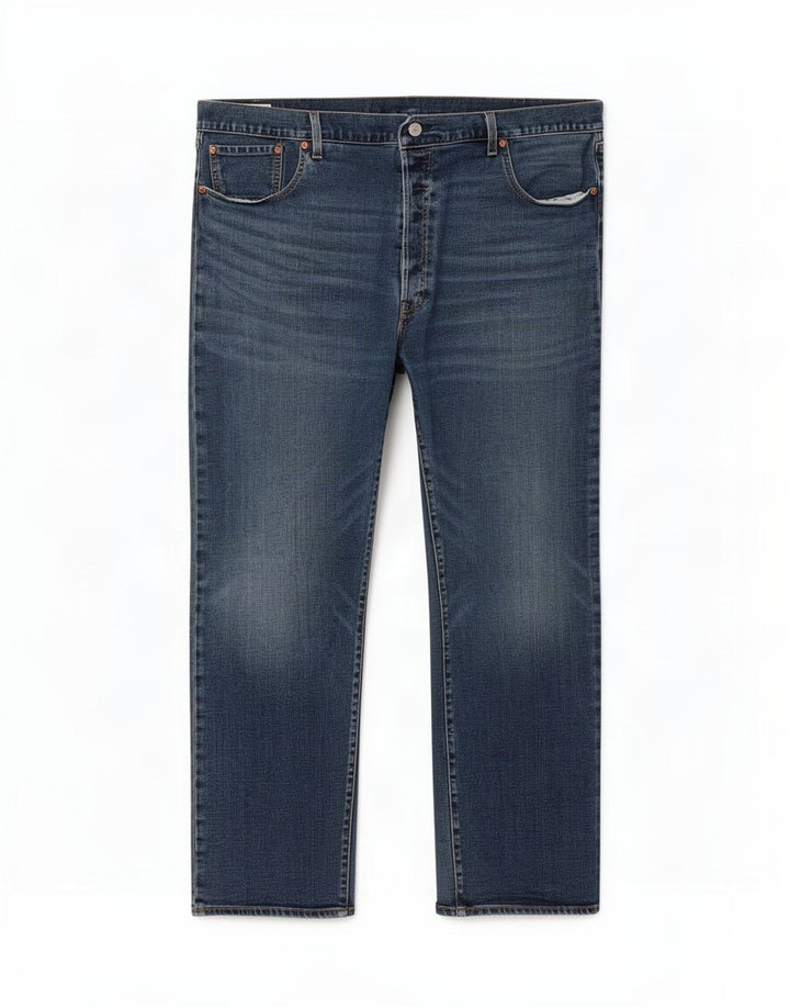 Levi's Mens 501 Straight Jeans W46 L29 Blue Cotton