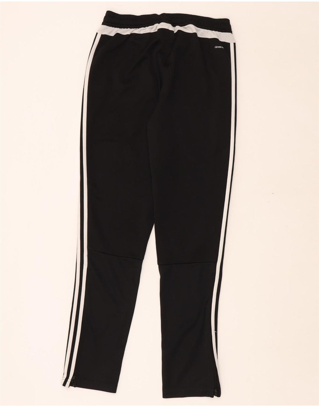 Pantaloni della tuta ADIDAS da ragazzo Climacool 13-14 anni in poliestere nero
