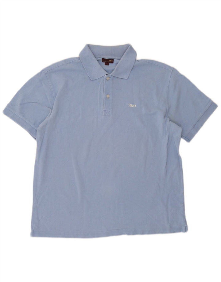Marlboro Classics Mens Polo Shirt Small Blue