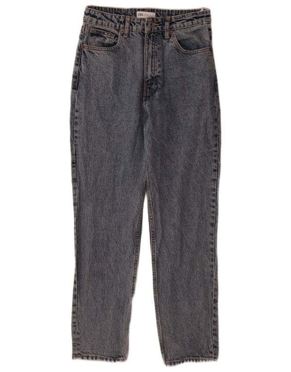 Zara Γυναικείο Tapered Jeans EU 38 Small W28 L29 Μπλε βαμβακερό