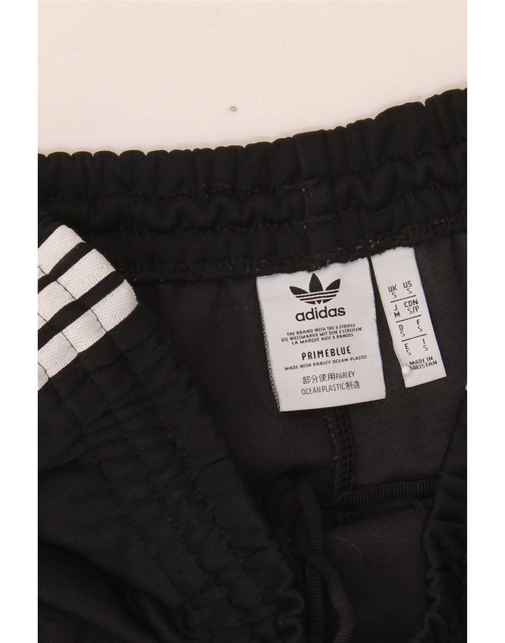 Adidas Mens Tracksuit Trousers Joggers Small Black Polyester