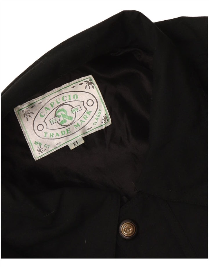 Vintage Herren Bomberjacke UK 42 XL Schwarz