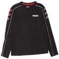 Lotto Mens Gráfico Top Manga Longa Pequeno Preto