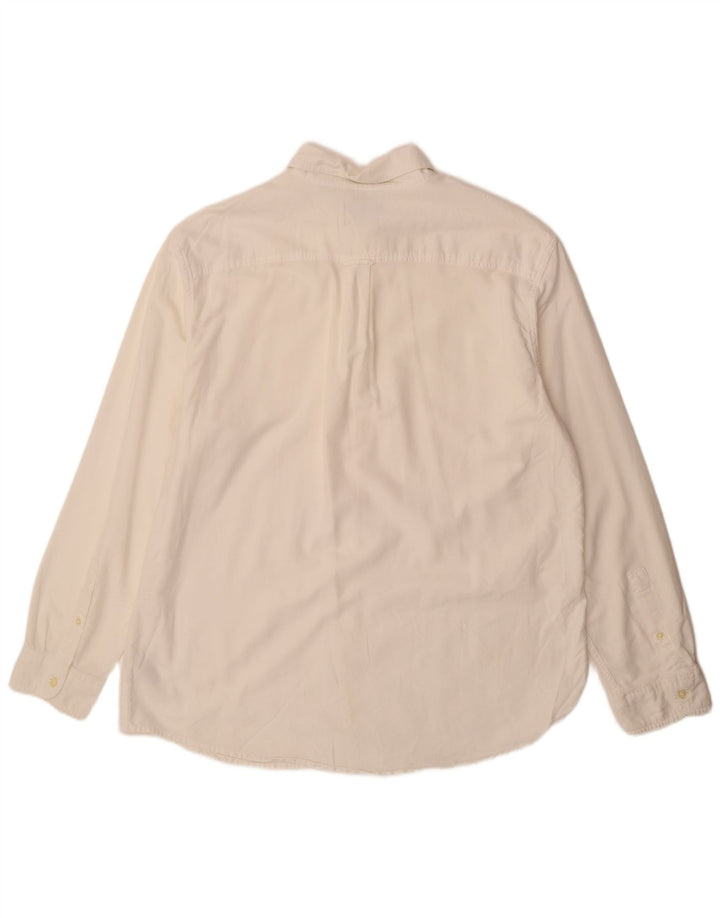 Chaps Mens Classic Oxford Shirt XL White Cotton