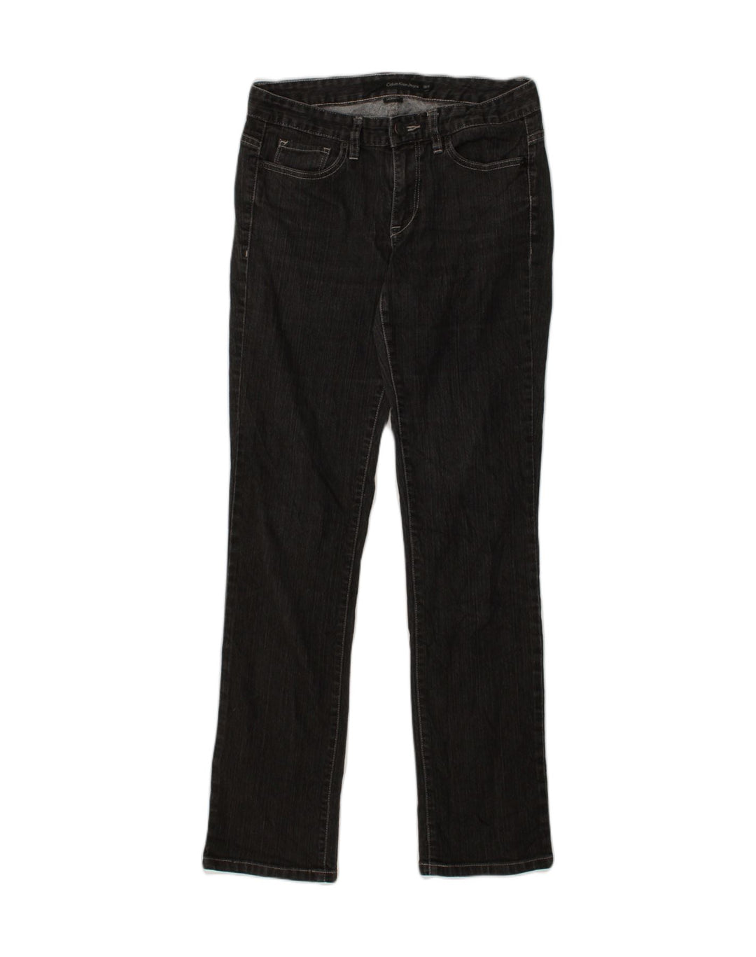 CALVIN KLEIN Womens Skinny Jeans US 6 Medium W28 L32 Black Cotton | Vintage Calvin Klein | Thrift | Second-Hand Calvin Klein | Used Clothing | Messina Hembry 