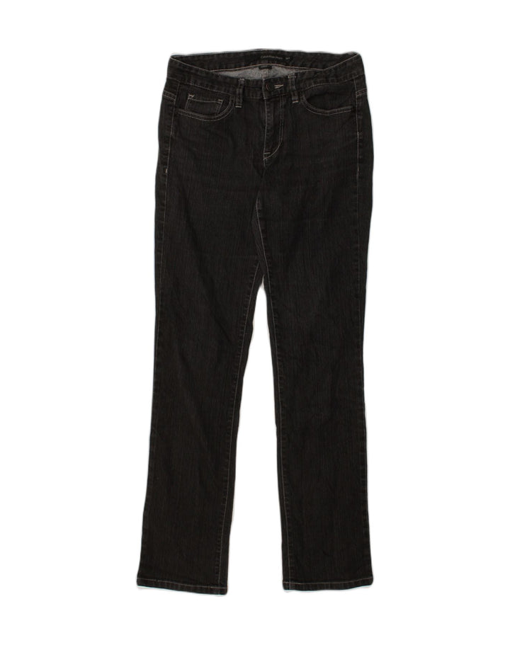 CALVIN KLEIN Womens Skinny Jeans US 6 Medium W28 L32 Black Cotton | Vintage Calvin Klein | Thrift | Second-Hand Calvin Klein | Used Clothing | Messina Hembry 
