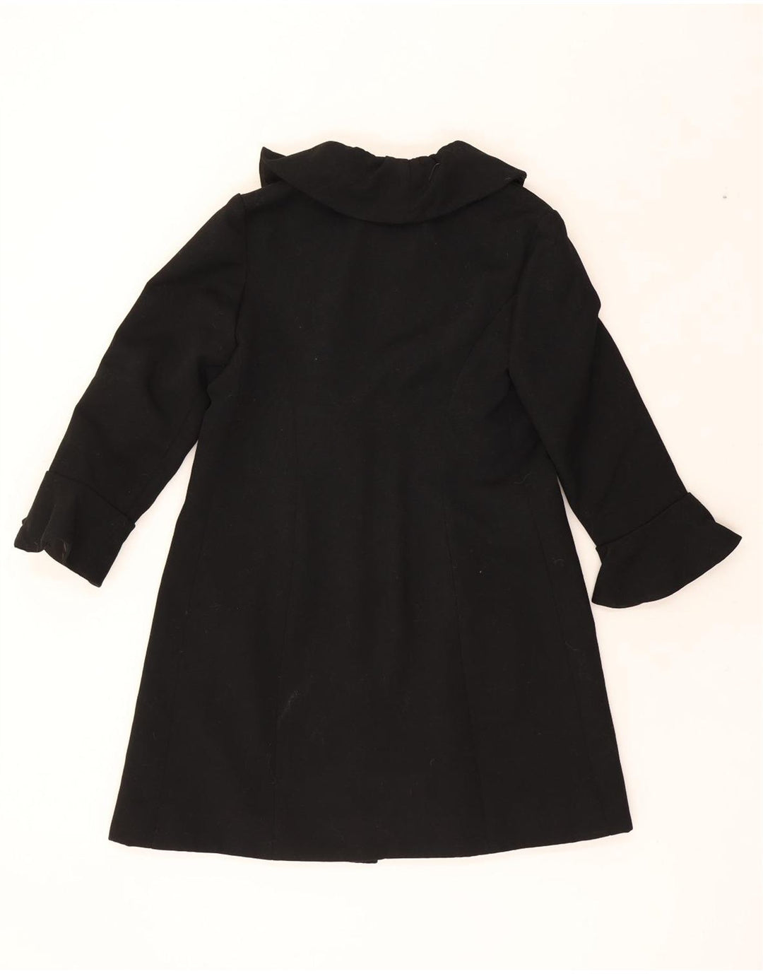 VINTAGE Womens Overcoat UK 8 Small Black Vintage Vintage and Second-Hand Vintage from Messina Hembry 