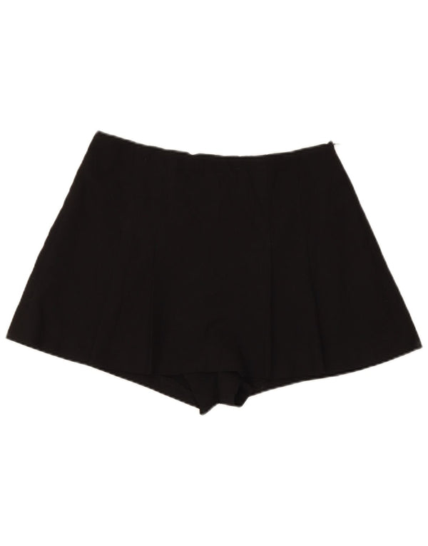 Zara Dame Højtalje Casual Shorts Large W30 Sort