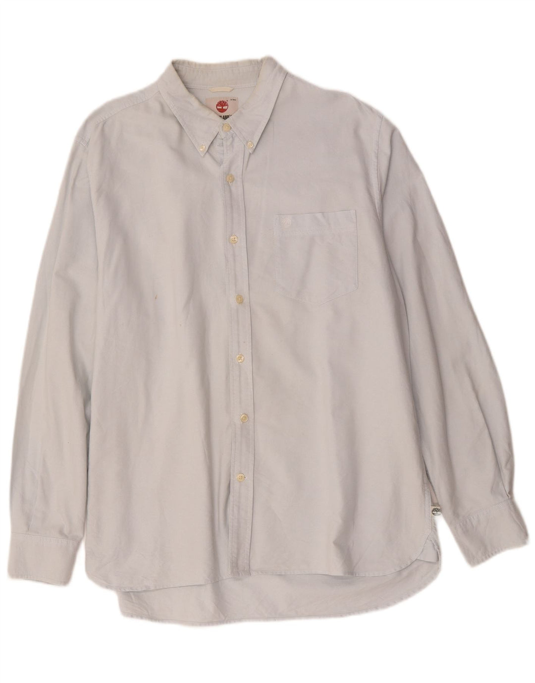 Camicia Timberland da uomo vestibilità regolare grande cotone blu