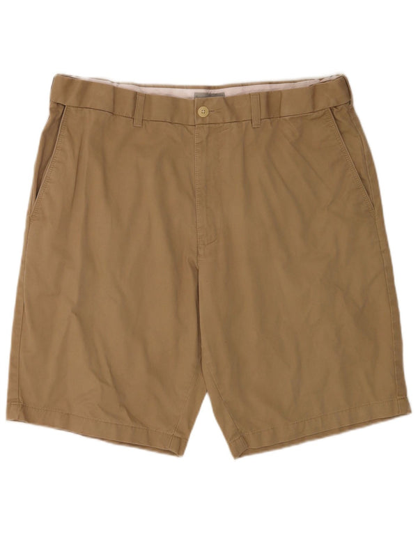 Pantaloncini chino da uomo Marks & Spencer W38 XL in cotone beige