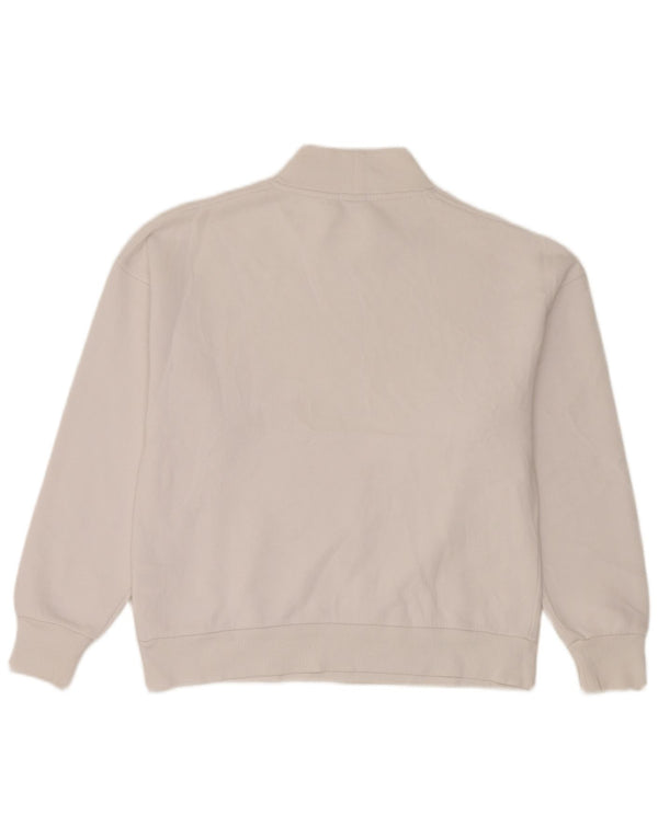 Colmar Sweat-shirt surdimensionné pour femme UK 10 Petit coton blanc