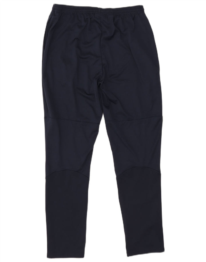 Nike Mens Dri Fit Tracksuit Trousers Medium Navy Blue Polyester