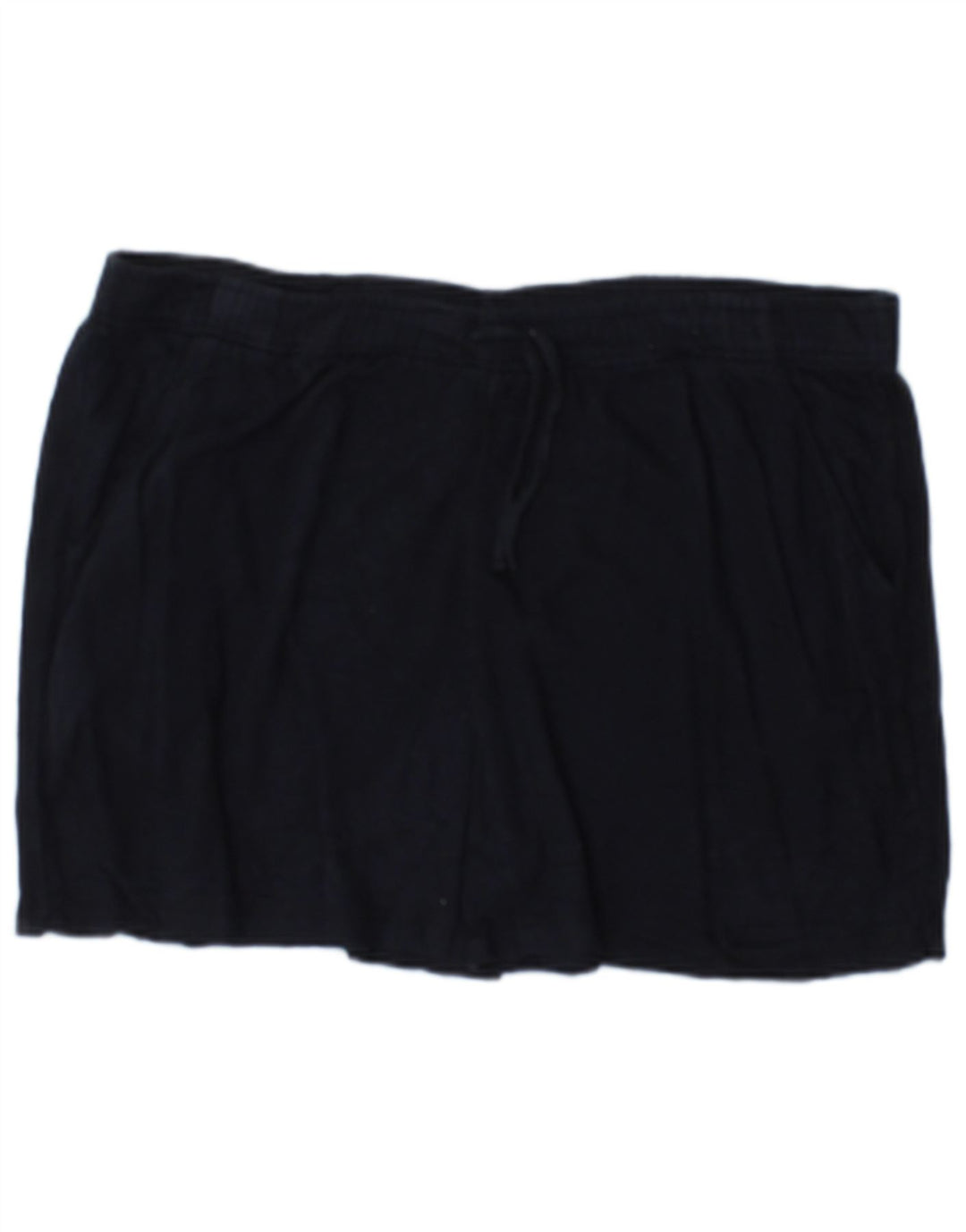 Marks & Spencer Womens Sport Shorts UK 12 Medium Navy Blue Cotton