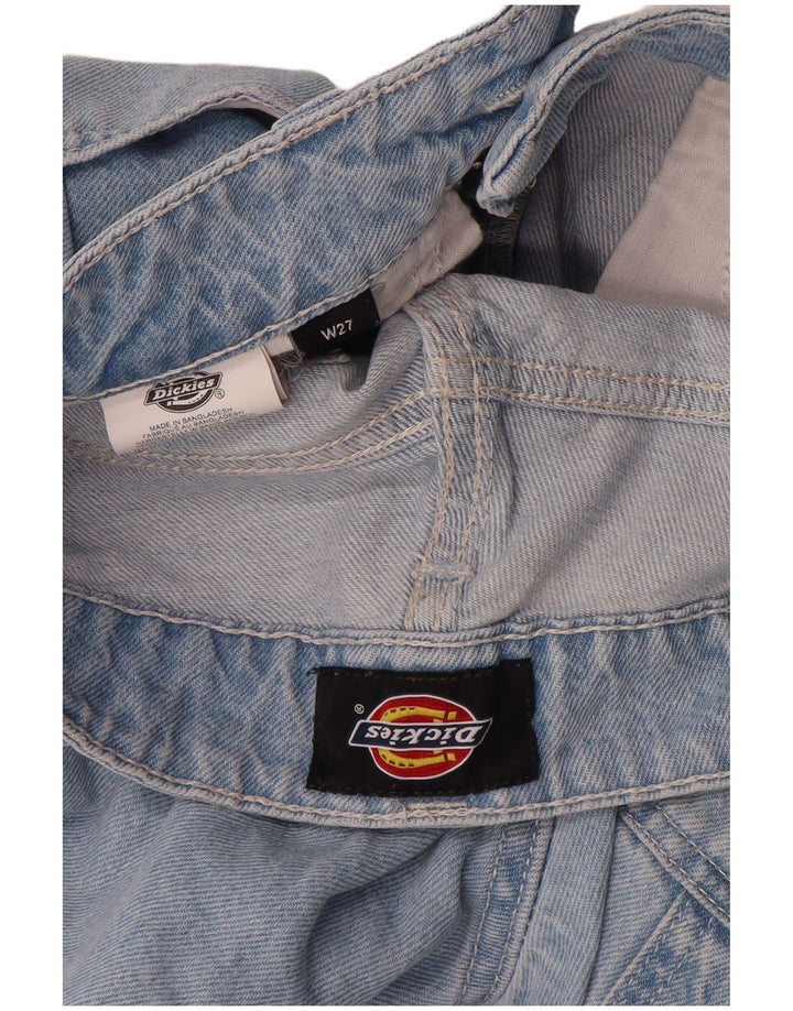 Dickies Jean Cargo Droit Femme W27 L28 Bleu Coton