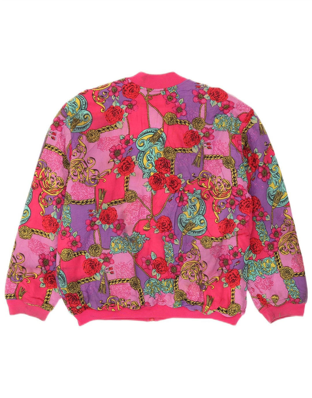 Marks & Spencer Girls St. Michael Bomber Jacket 13-14 Years Pink Floral