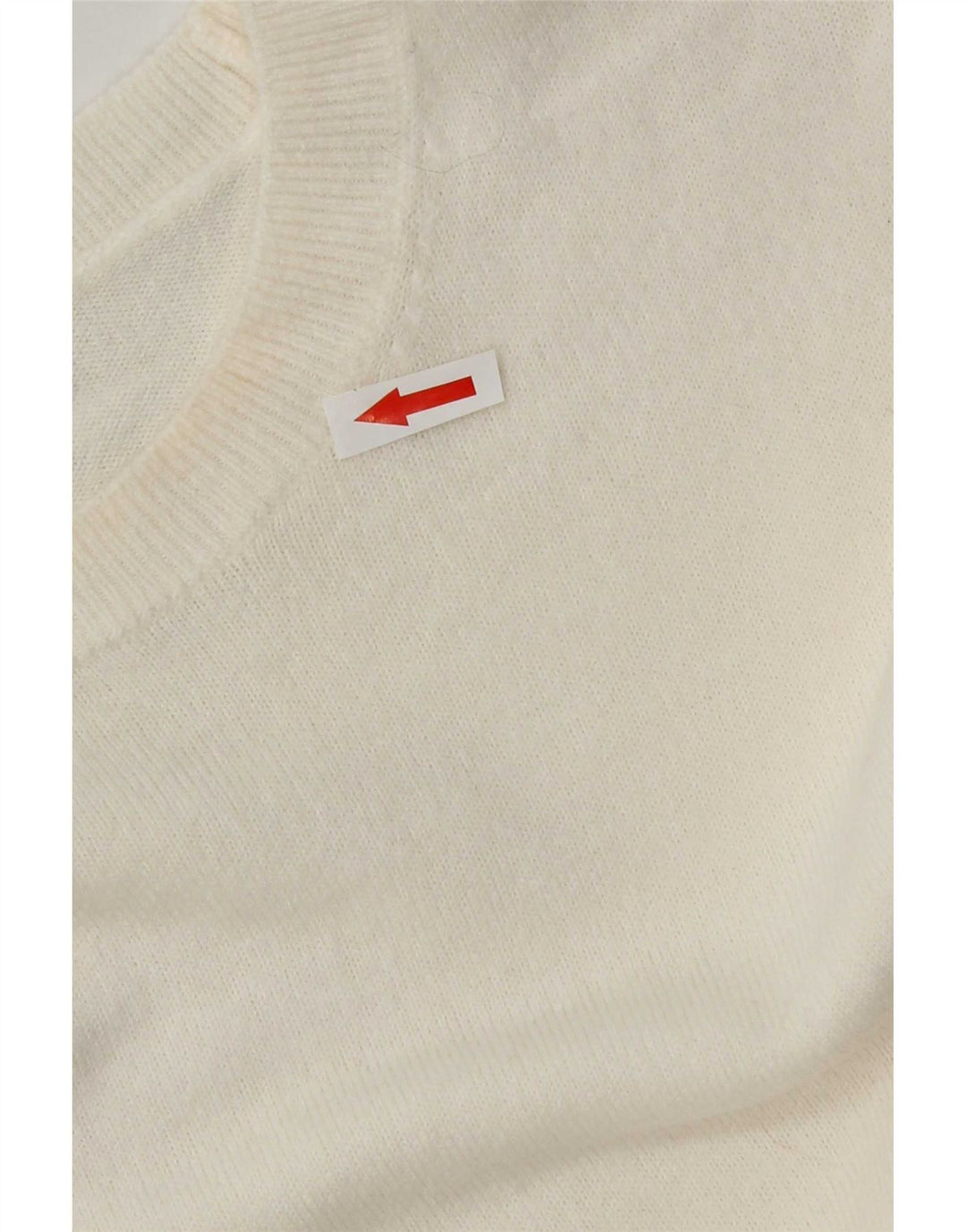 Marks & Spencer Dame sweater med rund hals DK 14 Medium Off White