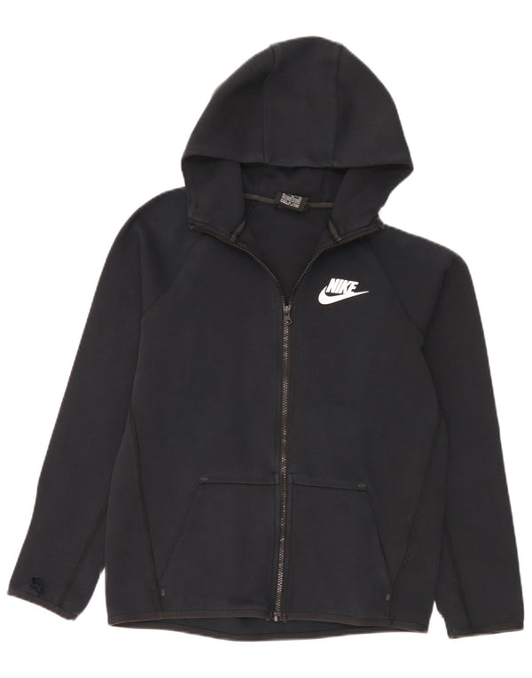 Pulover Nike pentru băieți, cu fermoar, 13-14 ani, XL, negru