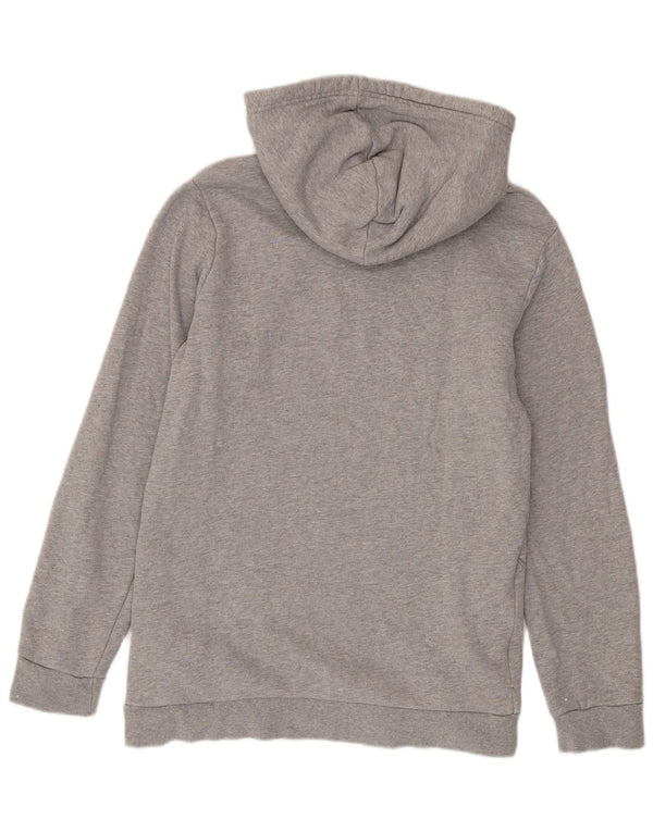 Adidas Herren Kapuzenpullover mit Grafik, klein, grau gefleckte Baumwolle