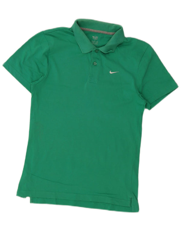 Nike Mens Polo Shirt UK 34/36 Small Green Cotton
