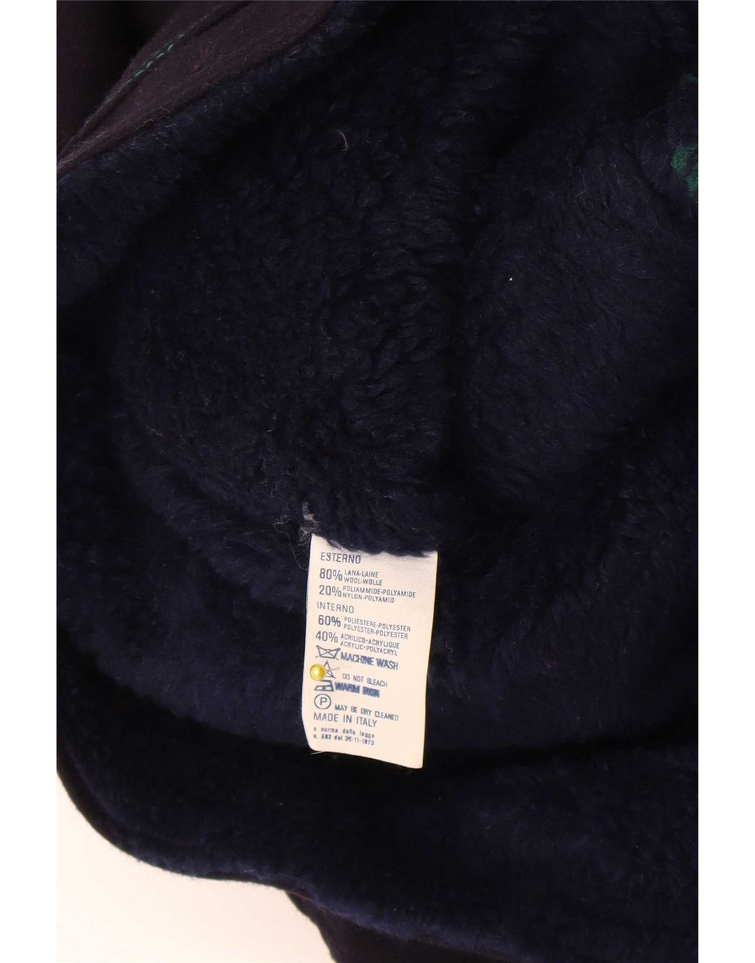 POP 84 dame 3/4 ærmet oversized utility jakke EU 36 Small Navy Blue