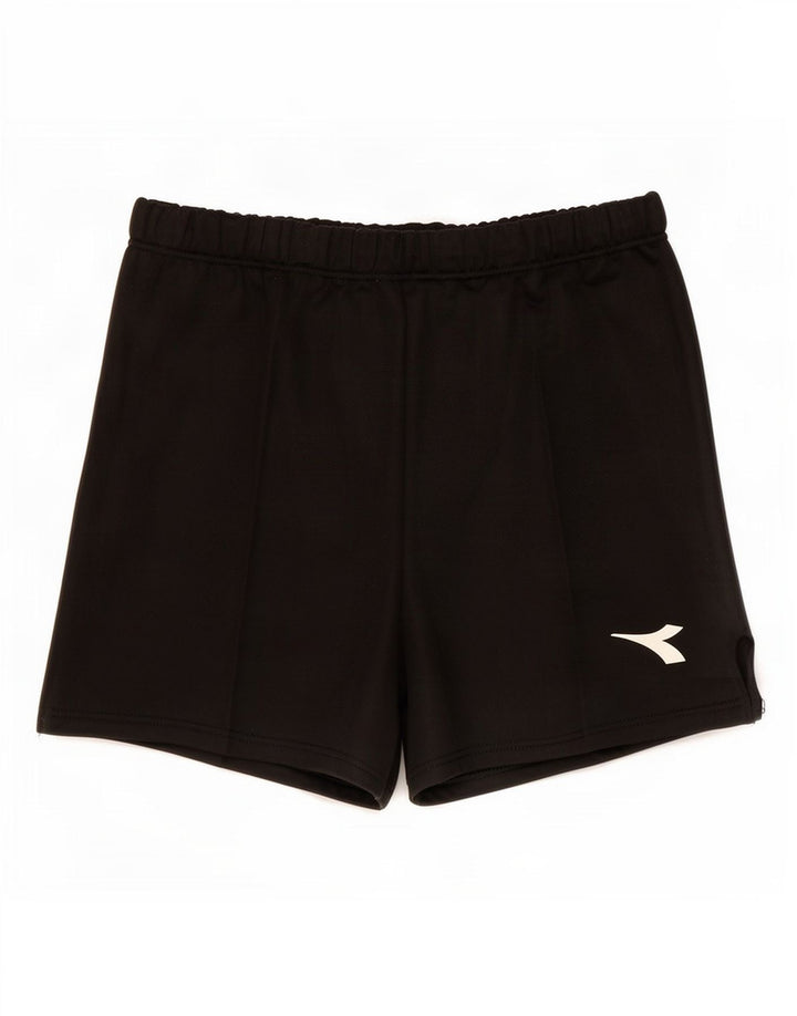 Pantaloncini sportivi da uomo Diadora Small neri in poliestere
