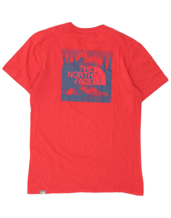 The North Face Mens Graphic T-Shirt Top Small Red Cotton