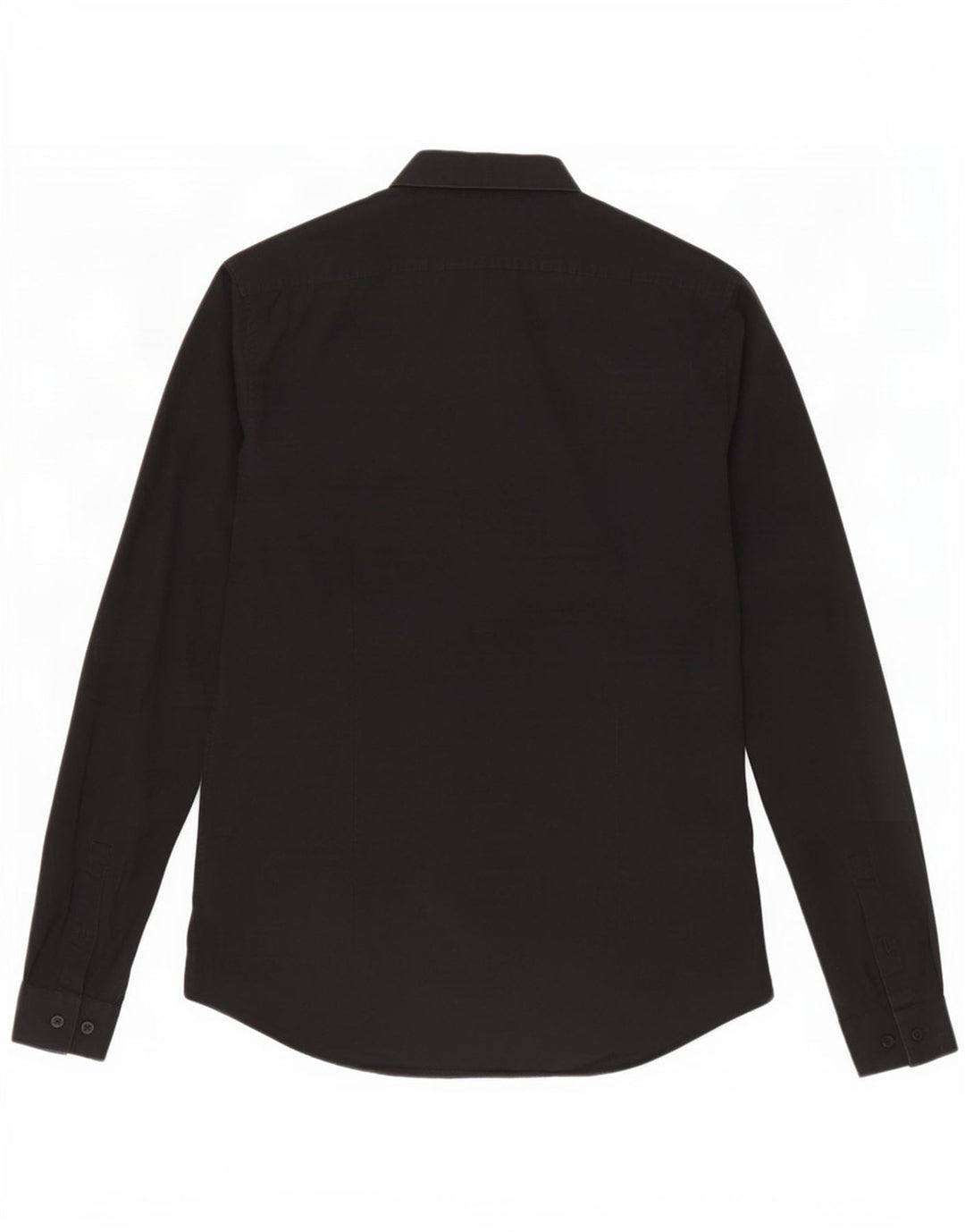 Calvin Klein Mens Extra Slim Fit Shirt Size 38 15 Medium Black