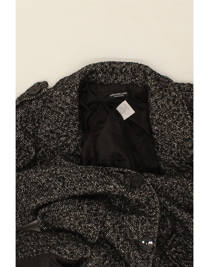 VINTAGE Womens Overcoat UK 16 Large Grey Acrylic Vintage Vintage and Second-Hand Vintage from Messina Hembry 